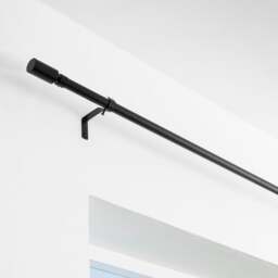 Barrel Extendable Metal Eyelet Curtain Pole - thumbnail 1