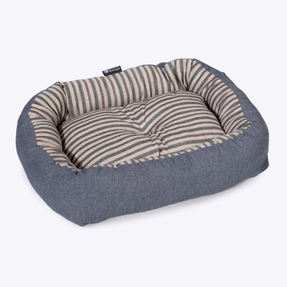 Danish Design Rustic Stripes Snuggle Dog Bed - image 1