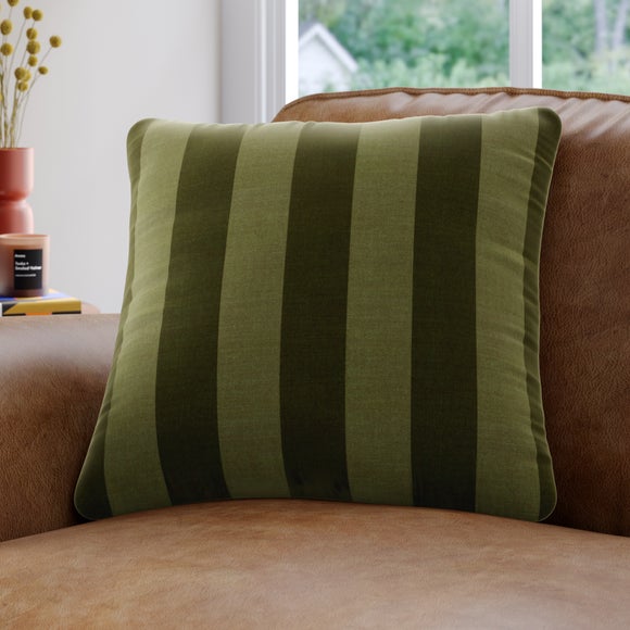 Elements Velvet Stripe Made to Order Cushion Cover - image 1