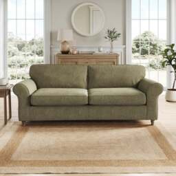Flori Soft Chenille 4 Seater Sofa - thumbnail 1