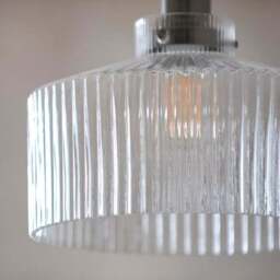 Tobias Ribbed Adjustable Pendant Light - thumbnail 3