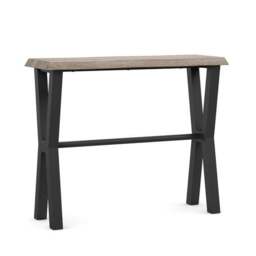 Ezra Console Table, Rustic Wood Effect - thumbnail 6