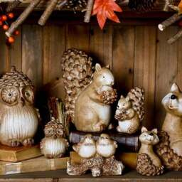 Country Living Wood Effect Birds on a Branch Ornament - thumbnail 6