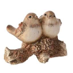 Country Living Wood Effect Birds on a Branch Ornament - thumbnail 3
