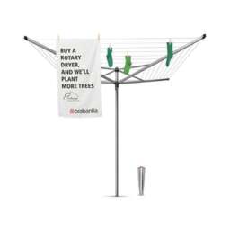 Brabantia 4 Arm Top Spinner Rotary Washing Line, 50m - thumbnail 2