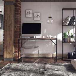 Quincy Writing Desk, Weathered Oak - thumbnail 3