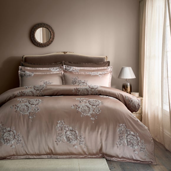 Dorma Rosa Jacquard Duvet Cover & Pillowcase Set - image 1