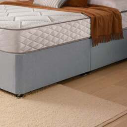 Silentnight Divan Set with Paris Headboard and 800 Pocket Spring Memory Foam Mattress - thumbnail 4