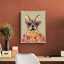 Artko Fabulous Frenchie by Yvette St Amant Framed Print - thumbnail 1