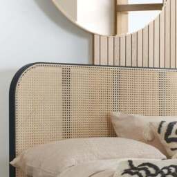 Margot Rattan Bed Frame - thumbnail 3