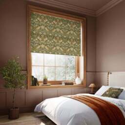 William Morris at Home Strawberry Thief Blackout Made to Measure Roller Blind - thumbnail 3