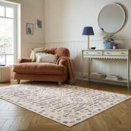 Elessia Traditional Patterned Washable Rug - thumbnail 1