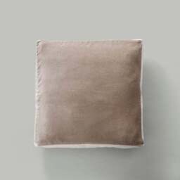 Box Edge Cotton Square Cushion - thumbnail 2