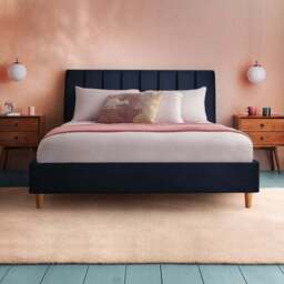 Silentnight Octavia Bed Frame, Velvet - thumbnail 2