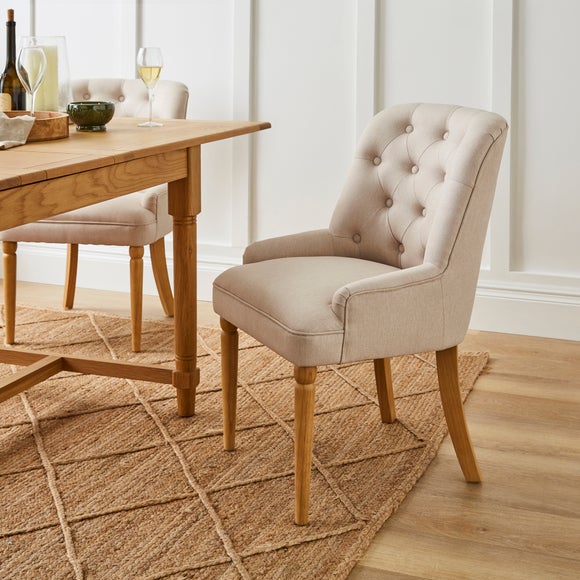 Beatrice Button Back Dining Chair, Fabric - image 1
