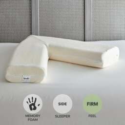 Memory Foam Side Sleeper V-Shape Pillow - thumbnail 1