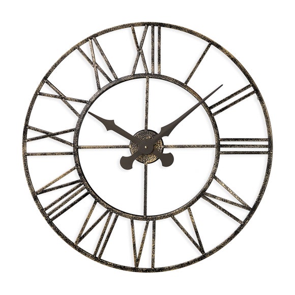 Vintage Skeleton Indoor Outdoor Wall Clock - image 1