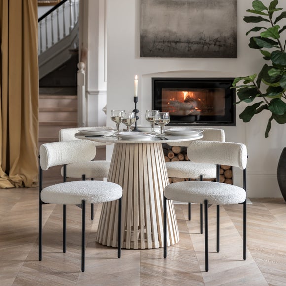 Cedar and Sage Lymbridge 4 Seater Round Dining Table - image 1