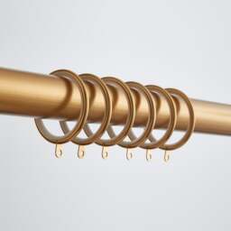Pack of 12 Lined Curtain Rings - thumbnail 1