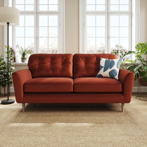 Sven Opulent Velvet 3 Seater Sofa - image 1