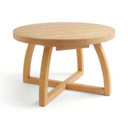 Judah Extendable 4 to 6 Seater Round to Oval Dining Table - thumbnail 6