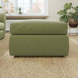 Blake Opulent Velvet Footstool - thumbnail 2