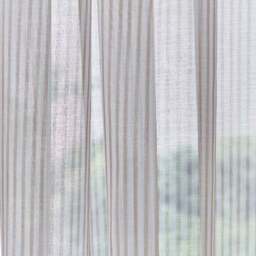 Ticking Stripe Slot Top Voile - thumbnail 3