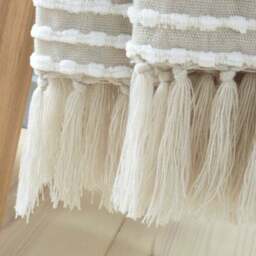 Catherine Lansfield Stab Stitch Throw Blanket 125cm x 150cm - thumbnail 4