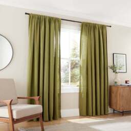Linen Slot Top Curtains - thumbnail 2