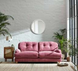 Martha Vintage Soft Chenille 3 Seater Sofa - thumbnail 3