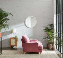 Martha Vintage Soft Chenille 3 Seater Sofa - thumbnail 4