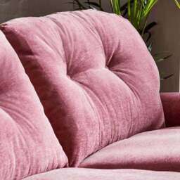 Martha Vintage Soft Chenille 3 Seater Sofa - thumbnail 6