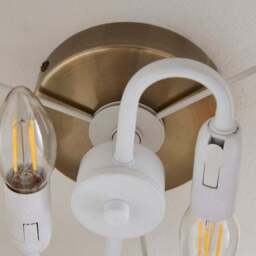 Nesa 2 Light Shallow Flush Ceiling Light - thumbnail 4