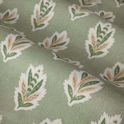 Sanderson Sessile Leaf Pencil Pleat Curtains - thumbnail 3