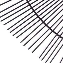 Paoletti Round Black Wire Wall Mirror - thumbnail 2