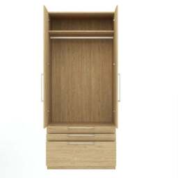 Foster Double 3 Drawer Wardrobe - thumbnail 4