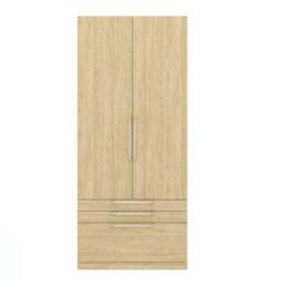 Foster Double 3 Drawer Wardrobe - thumbnail 2