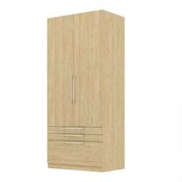 Foster Double 3 Drawer Wardrobe - thumbnail 6