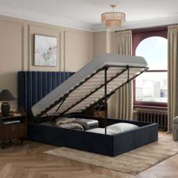 Skylar Velvet Ottoman Bed - thumbnail 2