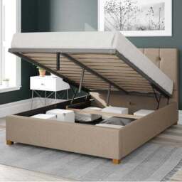 Hepburn Eire Linen Ottoman Bed Frame - thumbnail 2