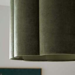 Alex Pleated Velvet Easy Fit Drum Lamp Shade - thumbnail 5