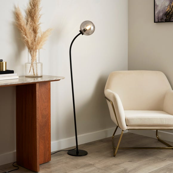 Luxe Ribbed LED Floor Lamp - image 1
