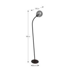 Luxe Ribbed LED Floor Lamp - thumbnail 6
