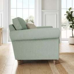 Flori Soft Chenille Armchair - thumbnail 2