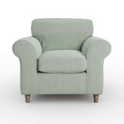 Flori Soft Chenille Armchair - thumbnail 6