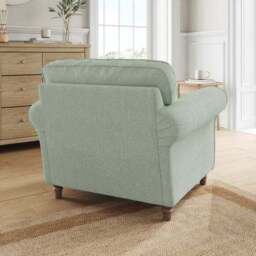 Flori Soft Chenille Armchair - thumbnail 3
