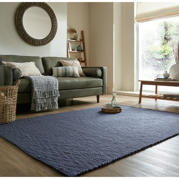 Chunky Wool Weave Rug - image 1