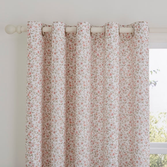Ditsy Blooms Blackout Eyelet Curtains - image 1