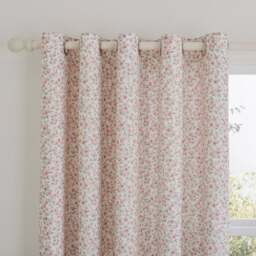 Ditsy Blooms Blackout Eyelet Curtains - thumbnail 1