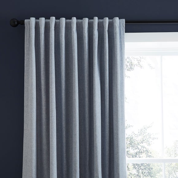 Chambray Microfibre Tab Top Curtains - image 1